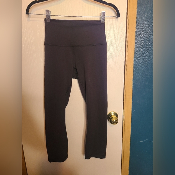 475 lululemon align black crop leggings - Picture 1 of 3